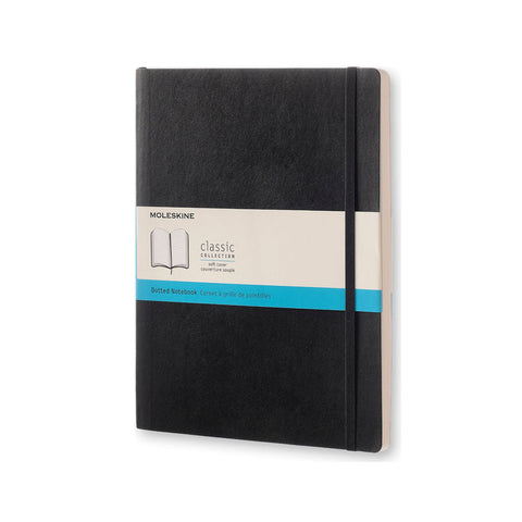 Classic Soft Cover Notebook - Dot Grid - Extra Large - Black