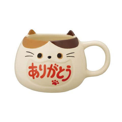 Calico Cat Thank You Mug