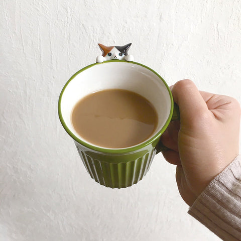 Calico Cat Hanging Mug