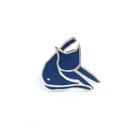 Catisse Blue Enamel Pin