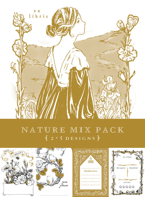 Nature Themed Bookplates Mixed Pack