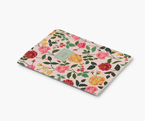 2025 Monthly Appointment Notebook - Roses