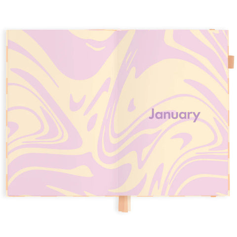 Salmon Check 2025 Weekly Planner - Horizontal - A5