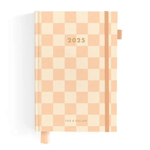 Salmon Check 2025 Weekly Planner - Horizontal - A5