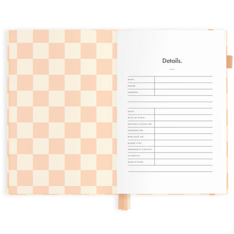 Salmon Check 2025 Weekly Planner - Horizontal - A5