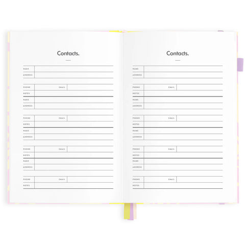 Acid Wash 2025 Weekly Planner - Horizontal - A5