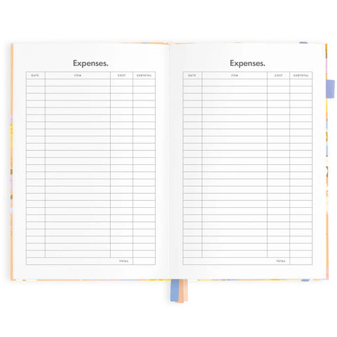 Botanika Peach 2025 Weekly Planner - Vertical - A5