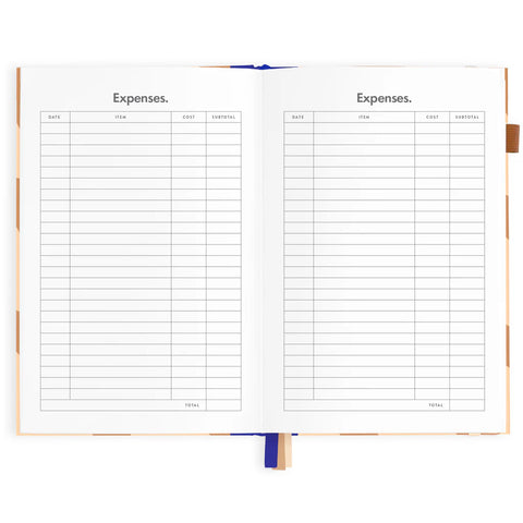 Mocha Swirl 2025 Academic Planner - Vertical - A5