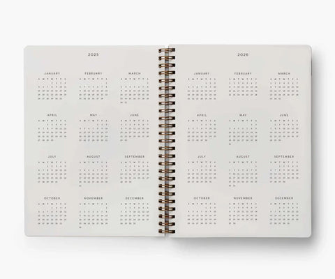 Softcover Spiral 2025 Weekly Planner - Mimi