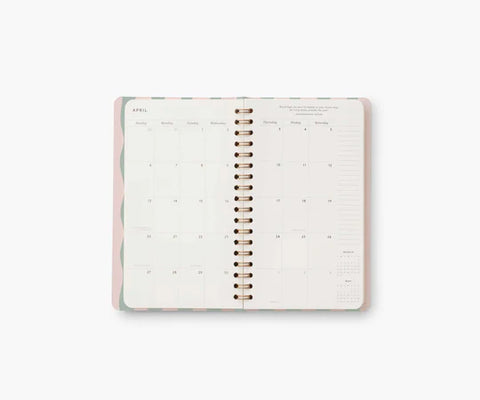 Spiral 2025 Bi-Weekly Pocket Planner - Roses