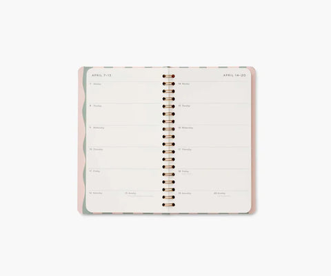 Spiral 2025 Bi-Weekly Pocket Planner - Roses