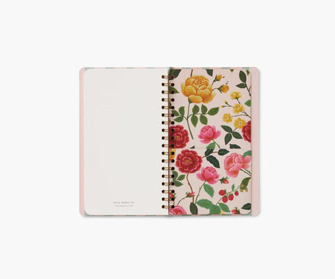 Spiral 2025 Bi-Weekly Pocket Planner - Roses