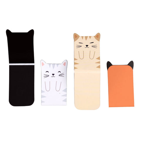 Magnet Cat Bookmarks set of 4