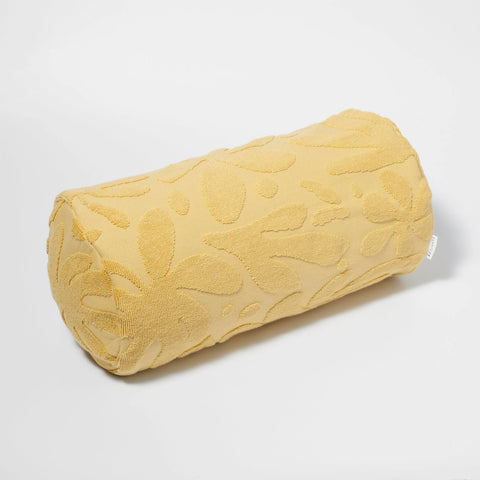 Inflatable Beach Pillow - Mango Bay Golden Mustard