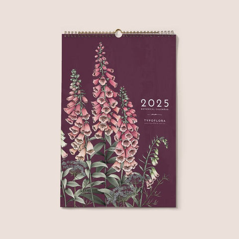 Always Flowers 2025 Botanical Calendar