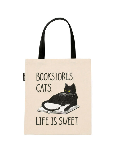 Bookstores & Cats Tote Bag