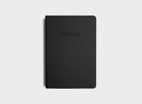 Classic 2025 Diary - Weekly - A5 - Soft Cover - Black