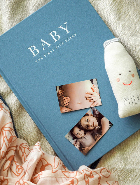 Baby Journal - The First Five Years Blue