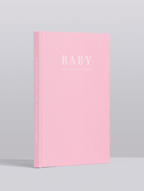 The First Five Years Pink Baby Journal