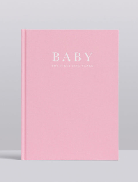 The First Five Years Pink Baby Journal