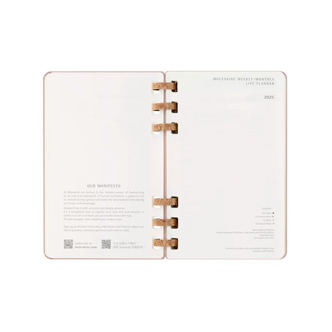 Large 2025 Spiral Planner - Almond