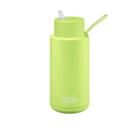 1L Ceramic Reusable Bottle - Pistachio Green