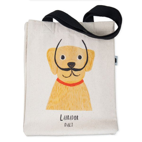 Labrador Dali Tote Bag