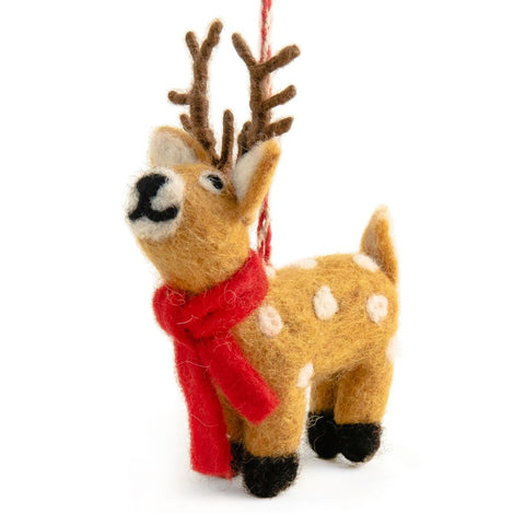 Felt Christmas Decoration - Reindeer Reagan