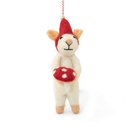 Felt Christmas Decoration - Max Mouse