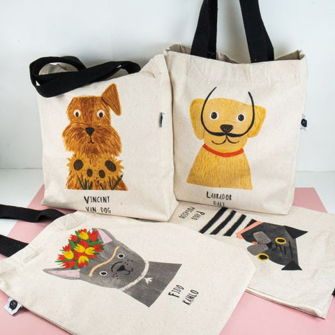 Vincent Van Dog Tote Bag