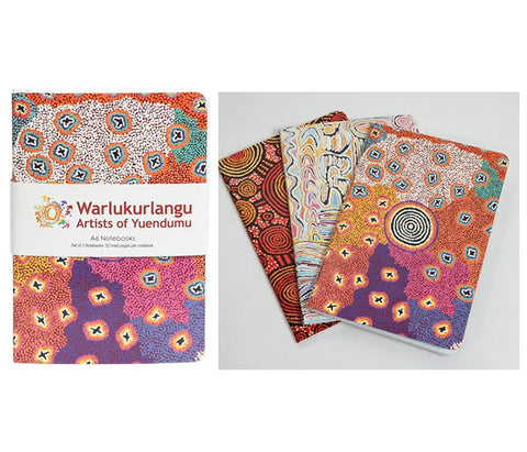 Warlu set of 3 A6 Notebooks