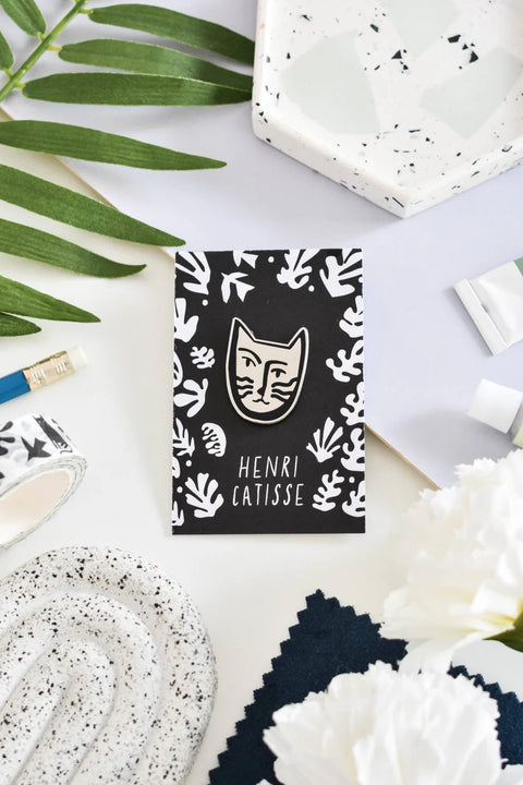 Henri Catisse Enamel Pin