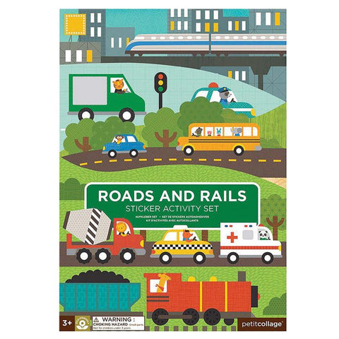 Sticker Activity Set - Roads and Rails