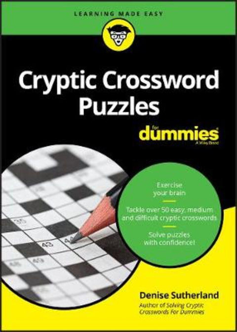 Cryptic Crossword Puzzles For Dummies by Denise Sutherland - 9780730384755