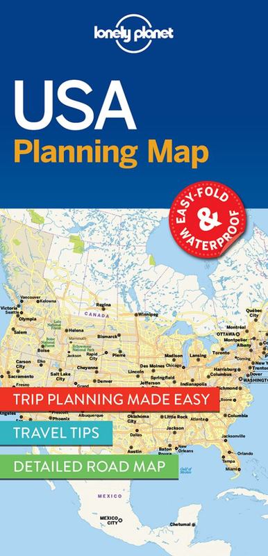 Lonely Planet USA Planning Map by Lonely Planet - 9781786579096