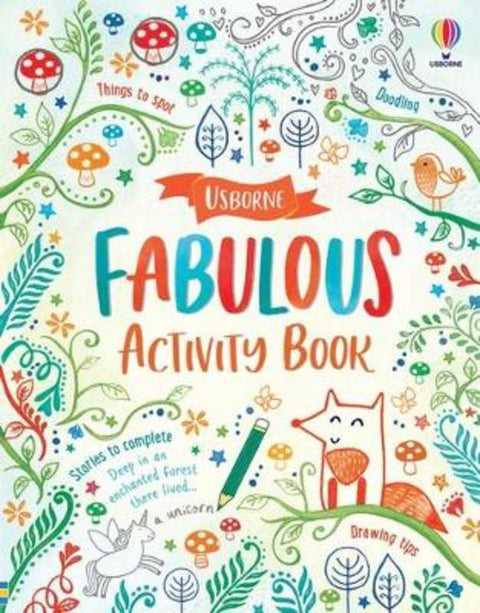 Fabulous Activity Book by Usborne - 9781801314947